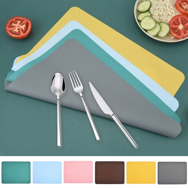 Silicone Tovaglietta Grado Alimentare Calore Resistente Cucina Ufficio Ricambio