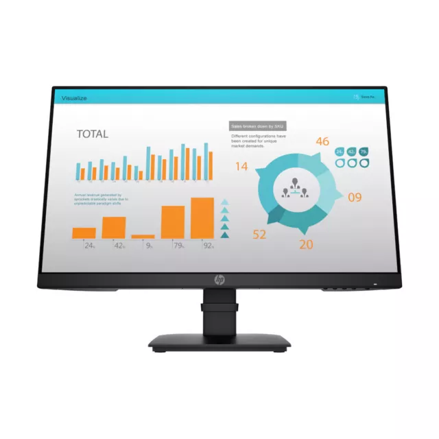 HP P24 G4 Office Monitor - 16:9, IPS-Panel, 5ms, HDMI, VGA, DP