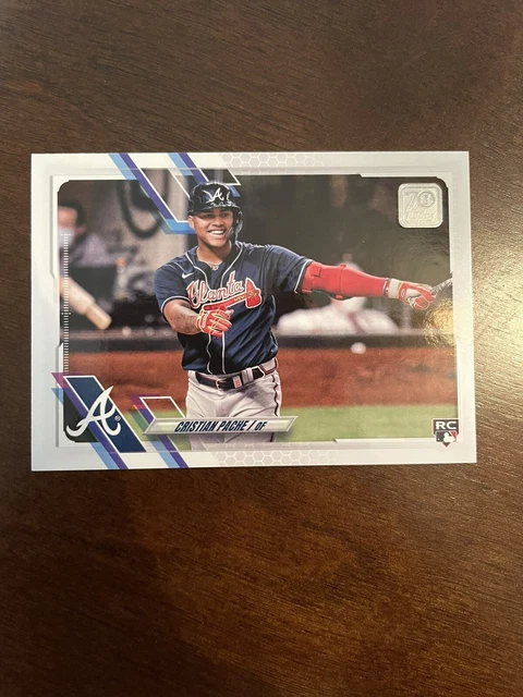 2021 Topps Complete Sets Christian Pache Rookie Card Image Variation Short Print