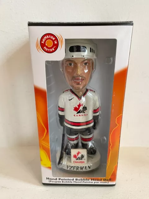 Nhl 2002 Olympics Team Canada Steve Yzerman Bobble Head