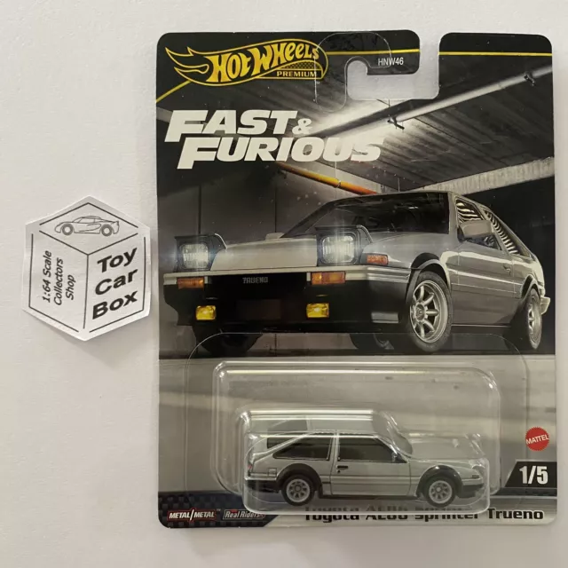 2024 HOT WHEELS Fast & Furious Toyota AE86 Sprinter Trueno (Silver