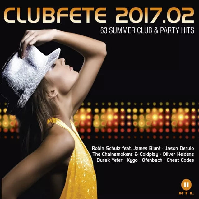 Clubfete 2017.02 (63 Summer Club&Party Hits) J.derulo/Kygo/Madcon Uvm. 3 Cd New!