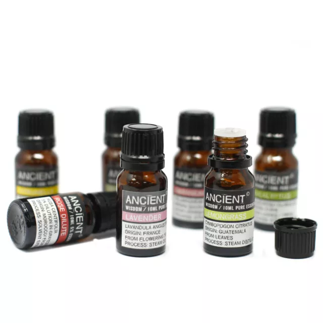 100% NATURREINES ÄTHERISCHES ÖL 10ML - ANCIENT WISDOM - AROMATHERAPIE - 78 Düfte