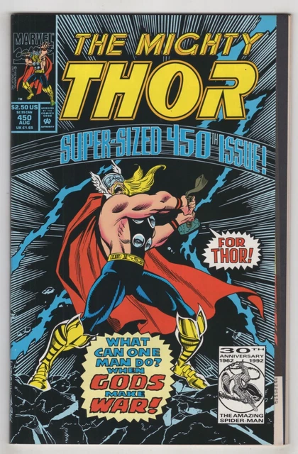 Mighty Thor #450 (Aug 1992, Marvel) [Anniversary Super-Sized] Frenz, Olliffe -o