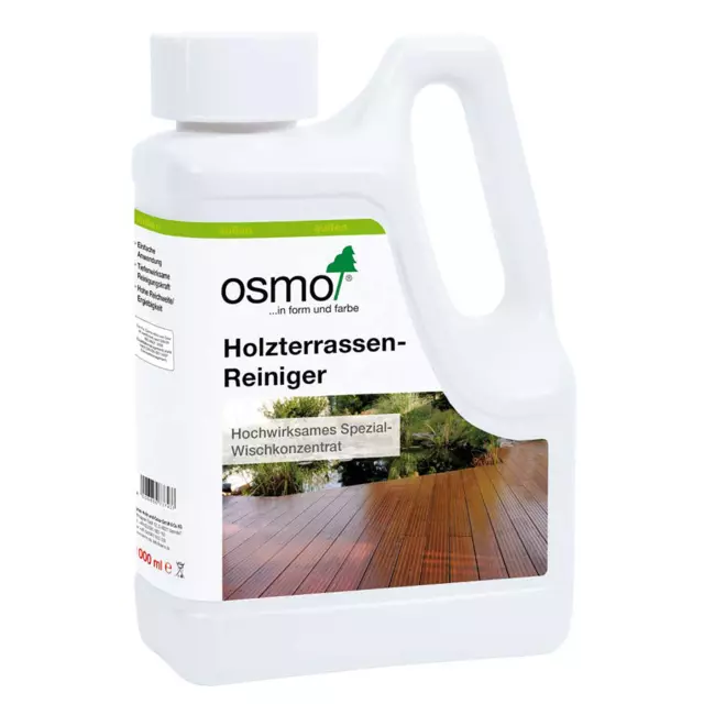 OSMO Holzterrassen Reiniger 1L Konzentrat Wischkonzentrat 8025 Farblos