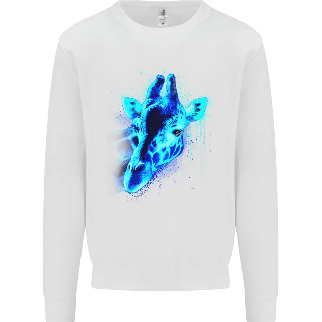 A Giraffe Watercolour Kids Sweatshirt Jumper