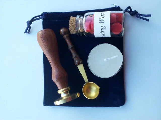 HOGWARTS WAX SEAL set. Hogwarts stamp logo Dumbledor/Hermione/Harry