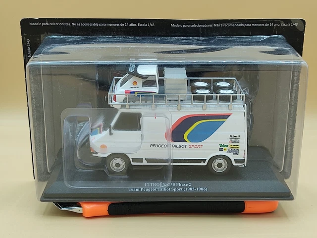 Miniature Ixo 1/43 - Citroën C35 Van Team Talbot Sport Rally Assistance 1981 (RAC369X)