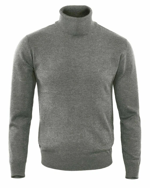 Maglione Uomo Invernale Collo Alto Lana Slim Maglia Dolce Vita Dolcevita Pullove