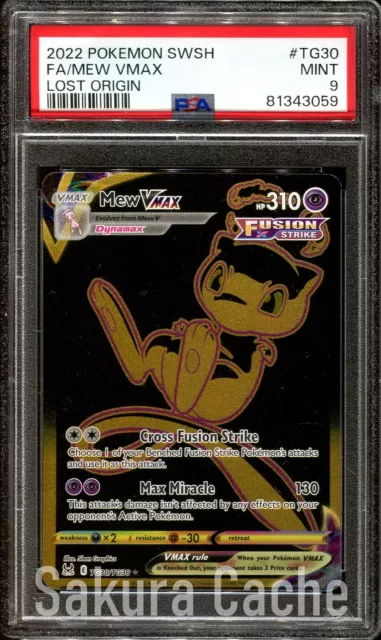 Mew VMax - TG30/TG30 Gold Full Art Ultra Rare - Lost Origin – JAB Games13