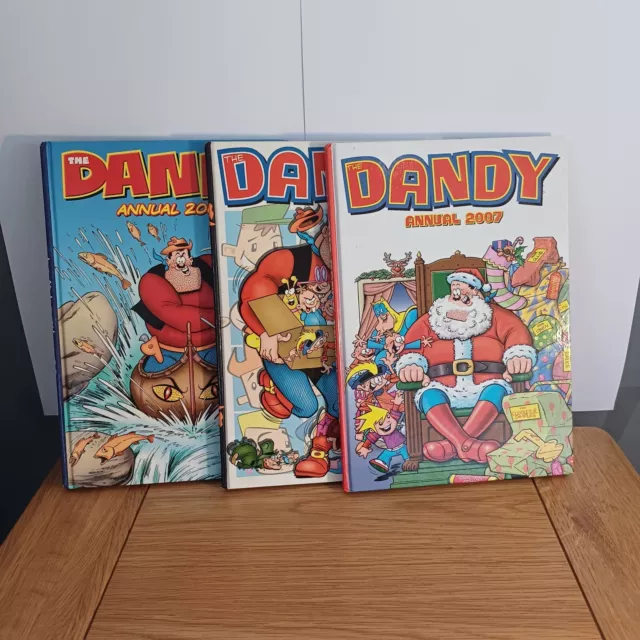 Dandy Annual Bundle 2006 2007 2009 Vintage Collectors Comic Humour