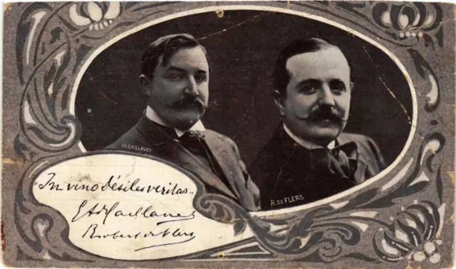 CPA AK De Caillavet, R.de Flers THEATER STAR (646261)