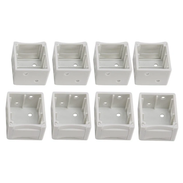 Soportes ciegos de 1 pulgada caja blanca soporte de montaje persianas ventana barandilla BracG7R9