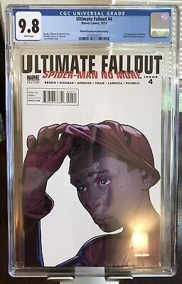 ULTIMATE FALLOUT #4 2nd PRINT PICHELLI VARIANT CGC 9.8 1ST APP MILES MORALES KEY