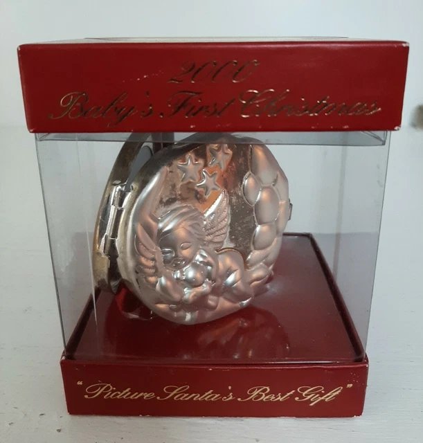 VINTAGE LENOX YEAR 2000 KIRK STIEFF Baby's First Christmas ORNAMENT