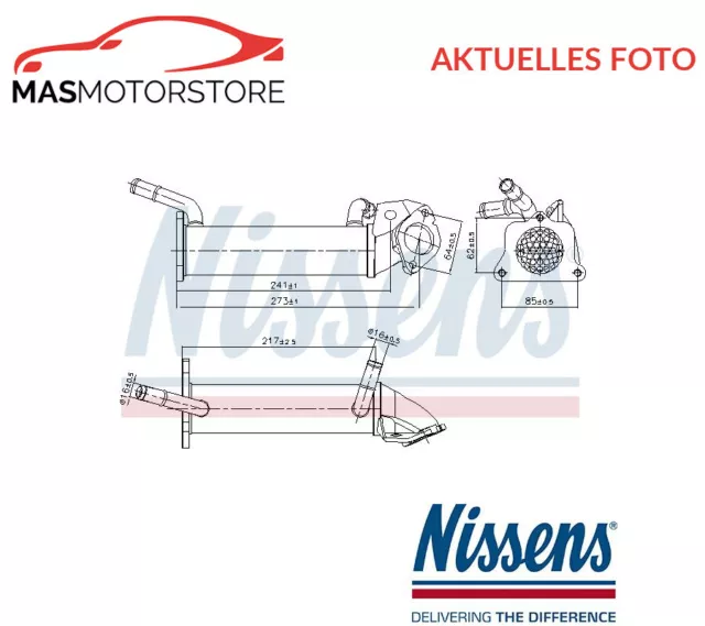 Kühler Abgasrückführung Nissens 989401 P Neu Oe Qualität