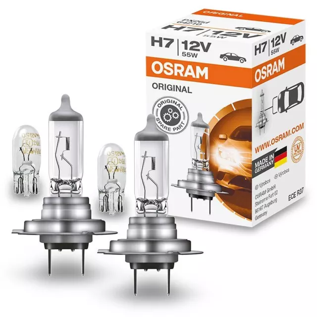 64210L LONG LIFE OSRAM H7 12V 55W lampe de phare de voiture (ampoule) 2  pièces : : Auto et Moto