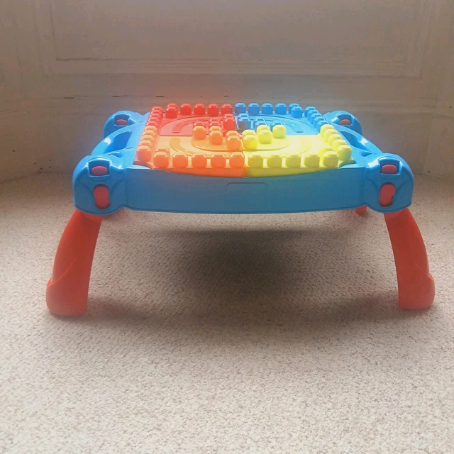 Mega Bloks First Builders Build 'N Learn Activity Table Building Block Set Ages 1 0506630p - View #10