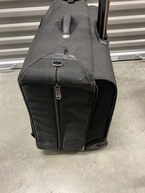 TUMI Black Alpha Ballistic Nylon Long Wheeled Garment Bag Luggage 2