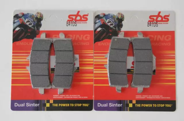 SBS 841 DS Dual Sinter Bremsbeläge Ducati Diavel 1198 ABS vorn brake pads front