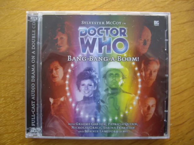 Doctor Who Bang-Bang-A-Boom!, 2002 Big Finish audio CD *SEALED, OUT OF PRINT*