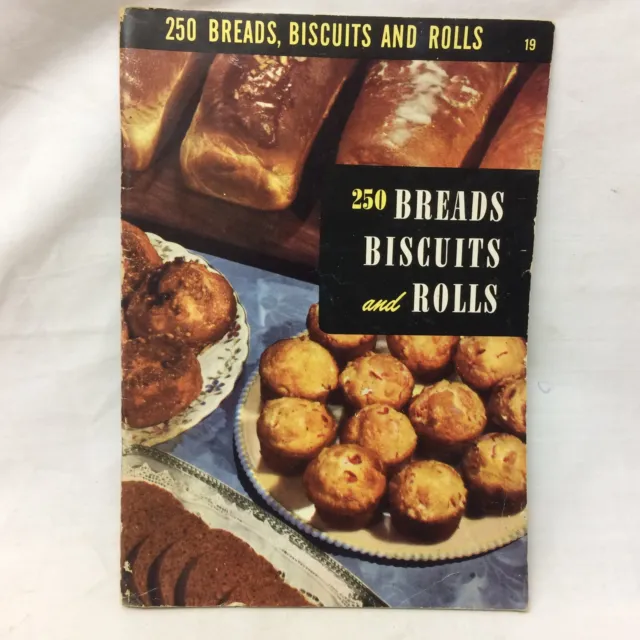 Vintage 1954 Breads Biscuits & Rolls Culinary Arts Institute Booklet