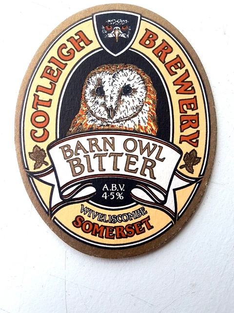 COTLEIGH BRAUEREI - Scheuneneule bitter... Katze Nr. 19 Biermatte/Untersetzer