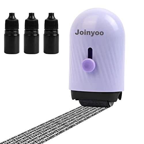 Identity Protection Roller Stamp, Joinyoo Wide ID Theft Protector Stamp