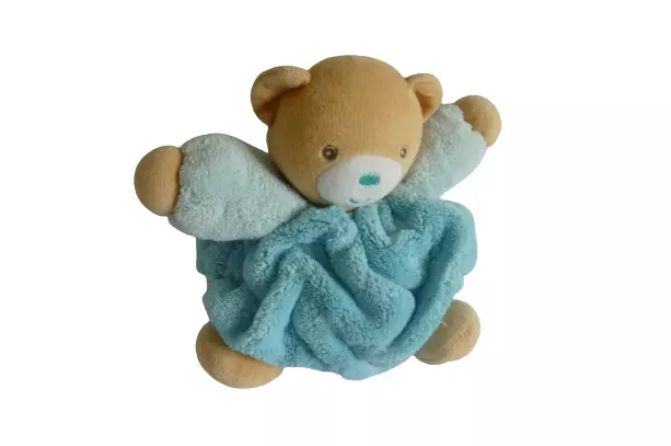 Doudou peluche ours plume 19 cm Kaloo