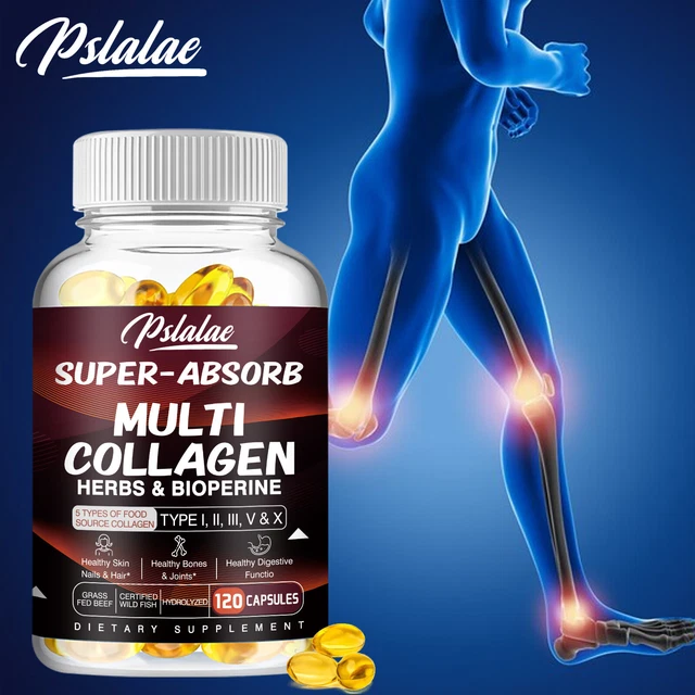 Multi Collagene - Anti-invecchiamento, Anti-ossidazione - per capelli, pelle, unghie, ossa e articolazioni