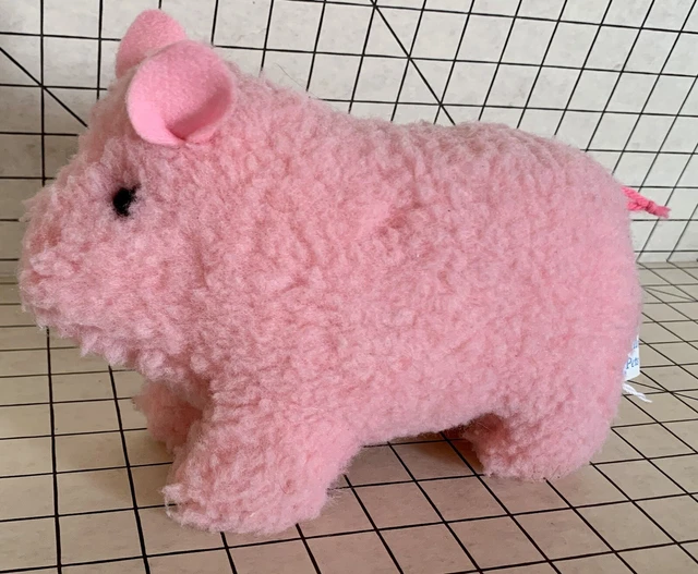 Dakin Pillow Pet 1980 Pink Pig Piglet Stuffed Animal Plush Vintage