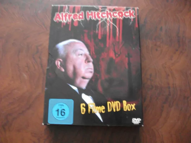 DVD Box: Alfred Hitchcock 6 Filme DVD Box