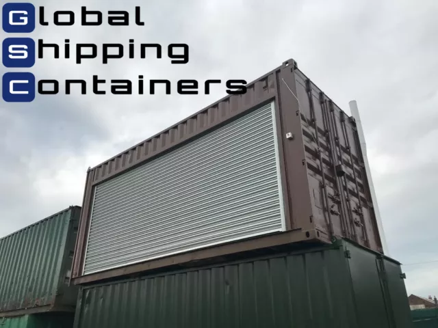 20ft x 8ft Roller Shutter Shipping Container