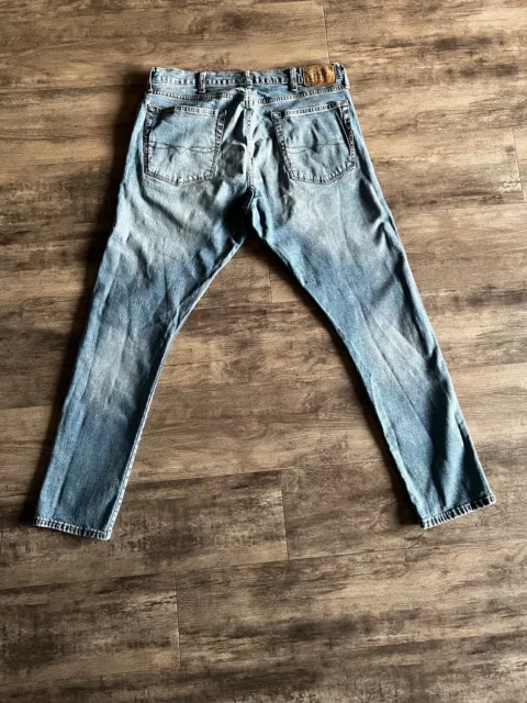 Mens Polo Ralph Lauren Eldridge Skinny Fit Stretch Denim Jeans - W38 L32 - Blue 2