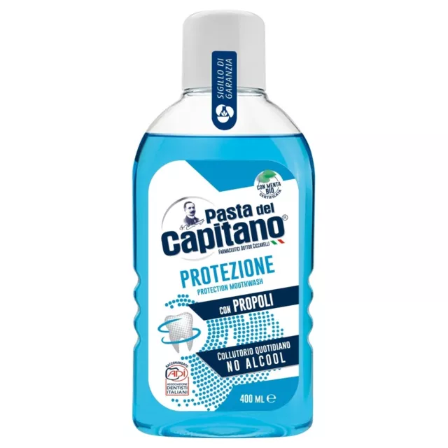 Pâte Capitaine Bain de Bouche 400 Ml. Protection Haleine/Gencives