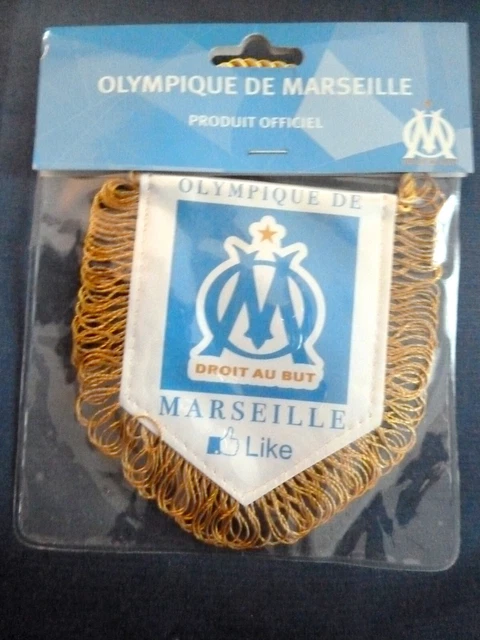 Fanion OM Olympique De Marseille Mini Maillot Saison 2001-2002 - Vintage Football Pennant