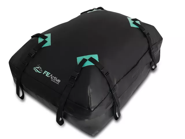 FE Active Car Roof Bag Travel Cargo Rooftop Carrier 100% Waterproof 15cu ft 424L