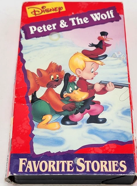 DISNEY FAVORITE STORIES Peter & the Wolf (VHS) - Tested £4.64 - PicClick UK