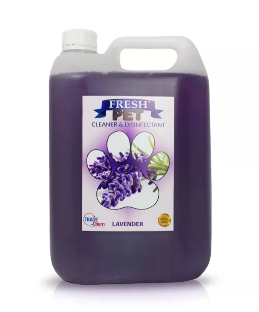 Limpiador y desinfectante para criaderos de perreras lavanda 5L Fresh Pet®