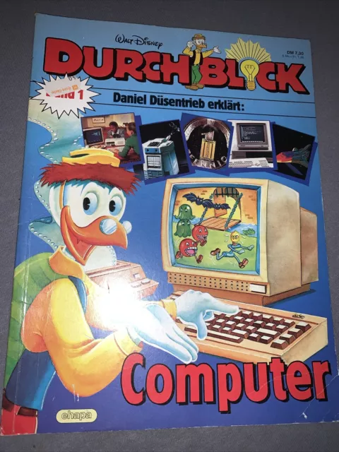 Durchblick-Comic Band 1. Daniel Düsentrieb erklärt: Computer   Disney Walt Ehapa