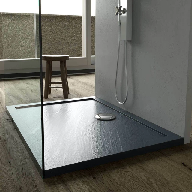 Receveur de douche extra-plat CLASIC Pizarra 100x120 Ep3 Blanc Casse