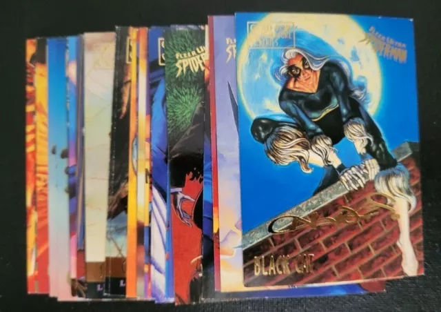 1995 Fleer Spider-Man Gold Foil Signature Series || Pick Your Card!