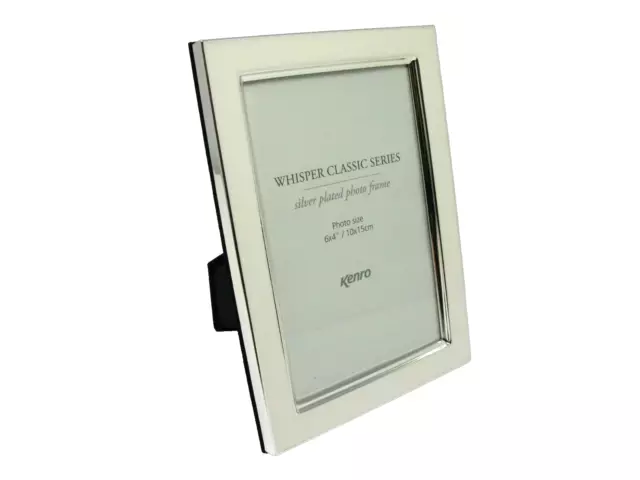 Kenro Whisper Classic Series Silver Plated Photo Frame 6x4" Boxed