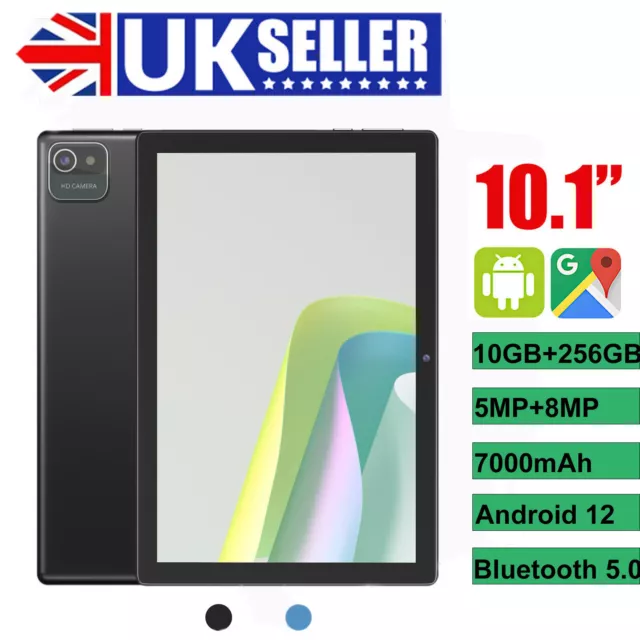 10.1 inch Ultra-thin Tablet PC 5G HD IPS Screen Dual Card Android 12 10G+256G BT