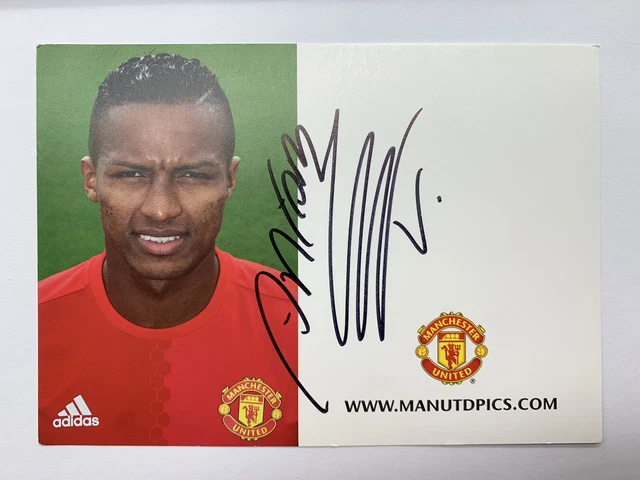 RARE Antonio Valencia Signed Official Manchester United Club Card 2016/17