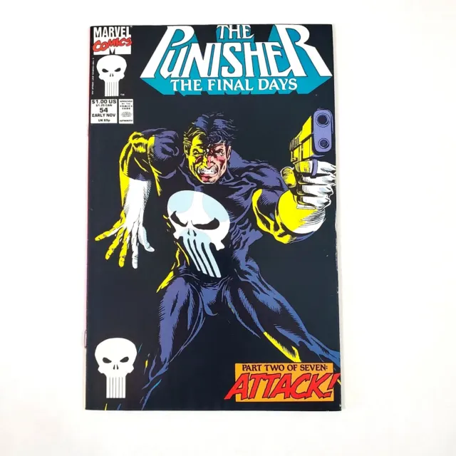 Punisher #54 (1987 Series) Direct Vol. 1 Marvel Comic Book Nov 1991 Haynes