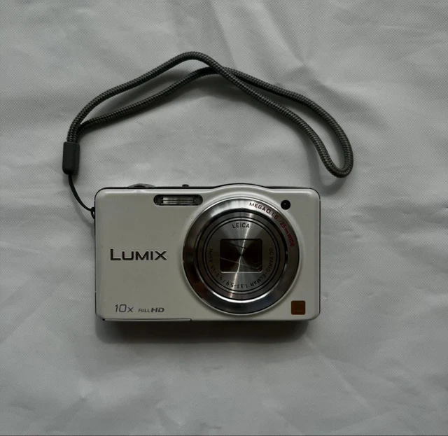 PANASONIC LUMIX DMC-SZ7 White Compact Digital Camera [No English