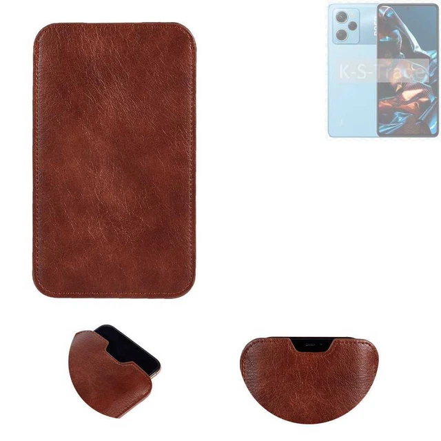 Housse Livre Pliante Pour Poco X5 Pro 5G - Protection Anti-choc, Chargement Sans Fil, Design Mince En Similicuir