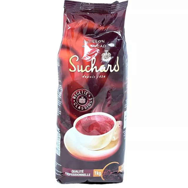 Suchard Kakao Schokolade zum Auflösen in warmer oder kalter Milch  1KG Beutel