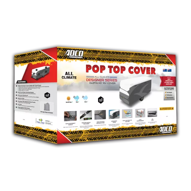 ADCO Pop Top Cover 12-14' (3672-4284mm) with OLEFIN HD